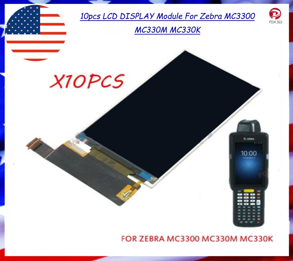 10pcs LCD DISPLAY Module For Zebra MC3300 MC330M MC330K