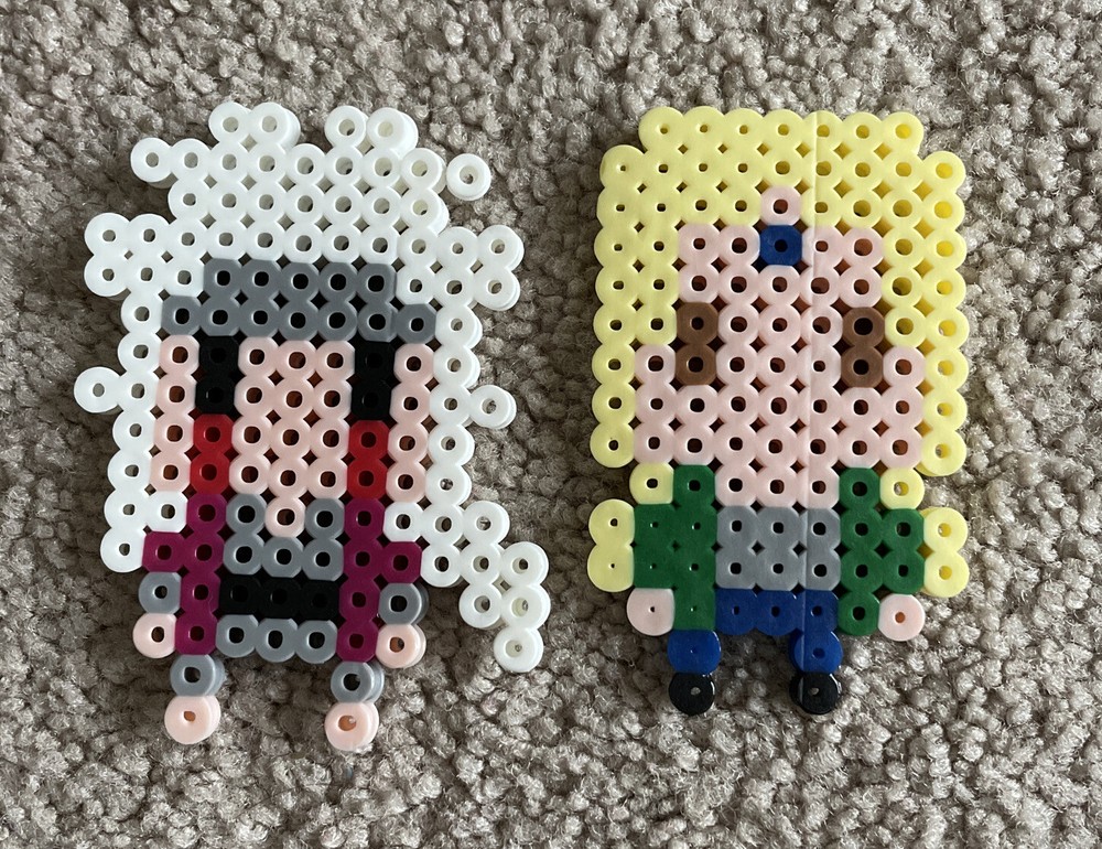 Naruto Set of 8 3” Perler Beads