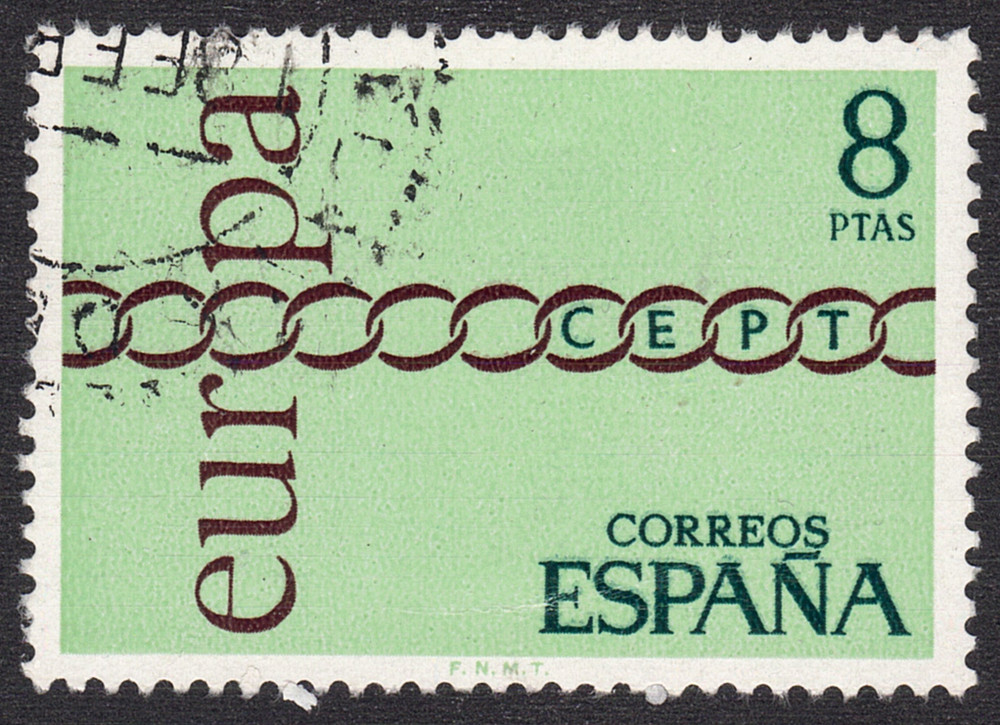 1971 Spain SC#  1676 - Europa Issue 1971 - Used