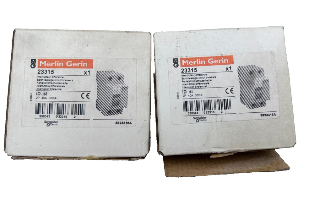 MERLIN GERIN 23315 INTERRUPTEUR DIFFERENTIEL MULTI 9 ID SI x2pc