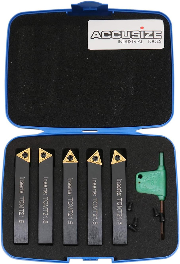 3/8'' 5 Pc Indexable Turning Tool Set, 2380-5062