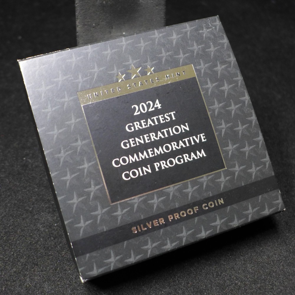 2024-P Greatest Generation Silver Proof Dollar OGP/COA