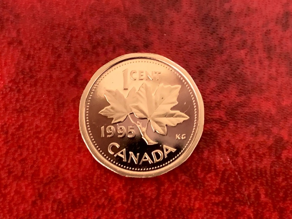 Canada 1 Cent 1995 Proof Coin-Uncirculated