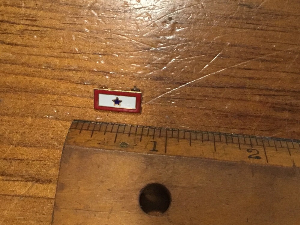 ORIGINAL WWI US SON IN SERVICE PIN 14K GOLD