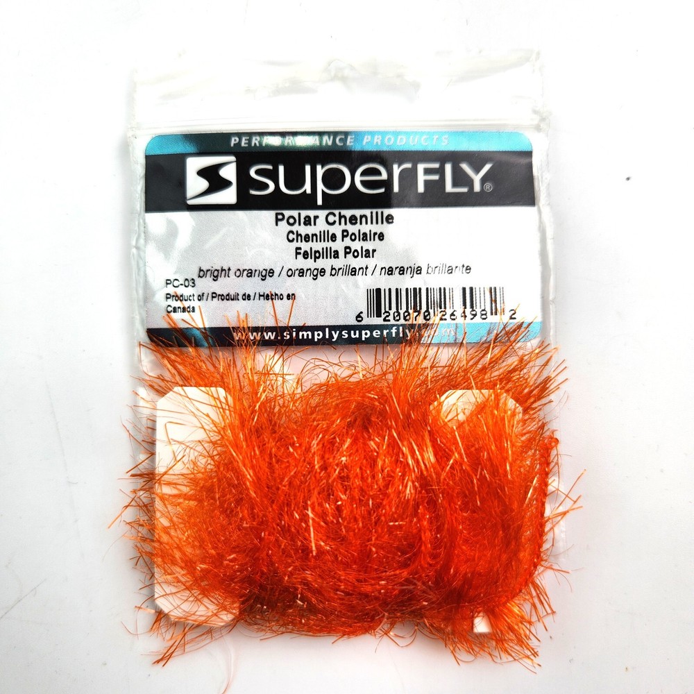 Superfly Polar Chenille - Bright Orange