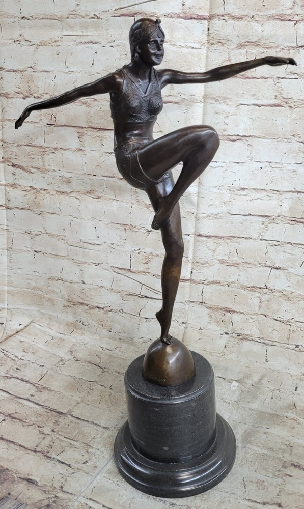 Bronze Sculpture, Hand Made Statue Abstract Modern SOLID ABSTRACT Gift