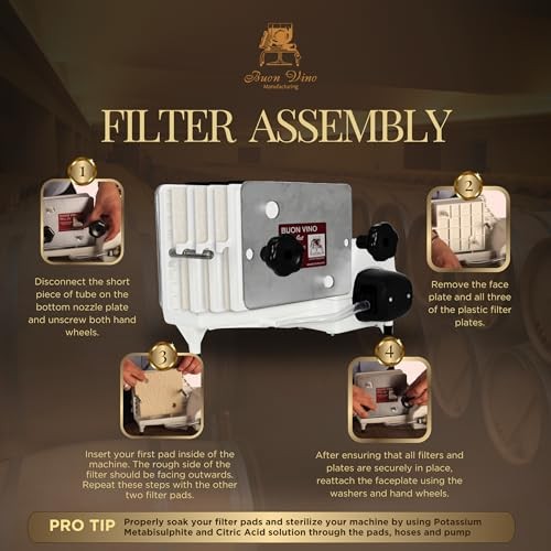 Mini Jet Wine Filter - Easy Bottle Filteration Brewing Kit - Simple Automatic