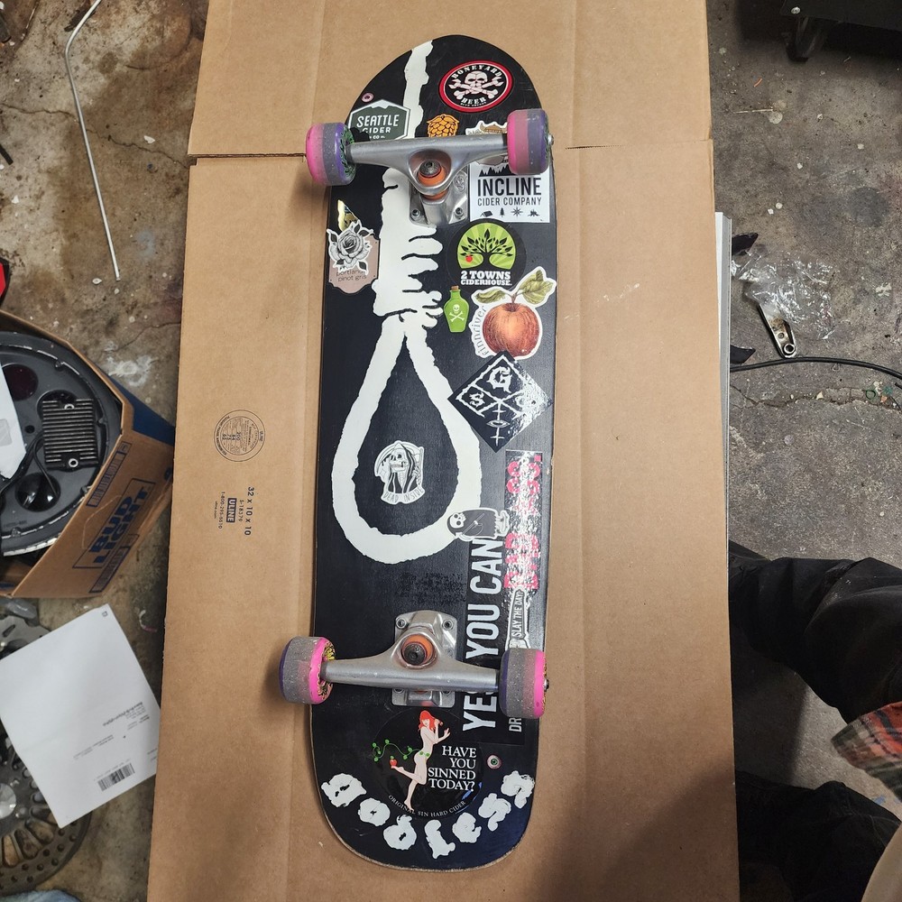Godless Skate Co Noose Deck Full Setup Skateboard