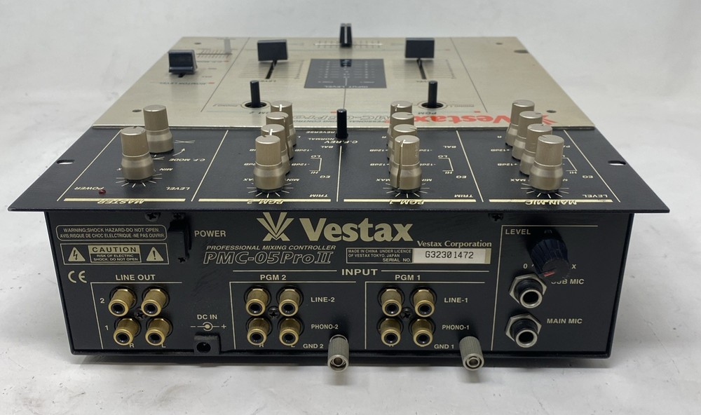 Vestax PMC-05 Pro II DJ Mixer Mixing Controller *READ*