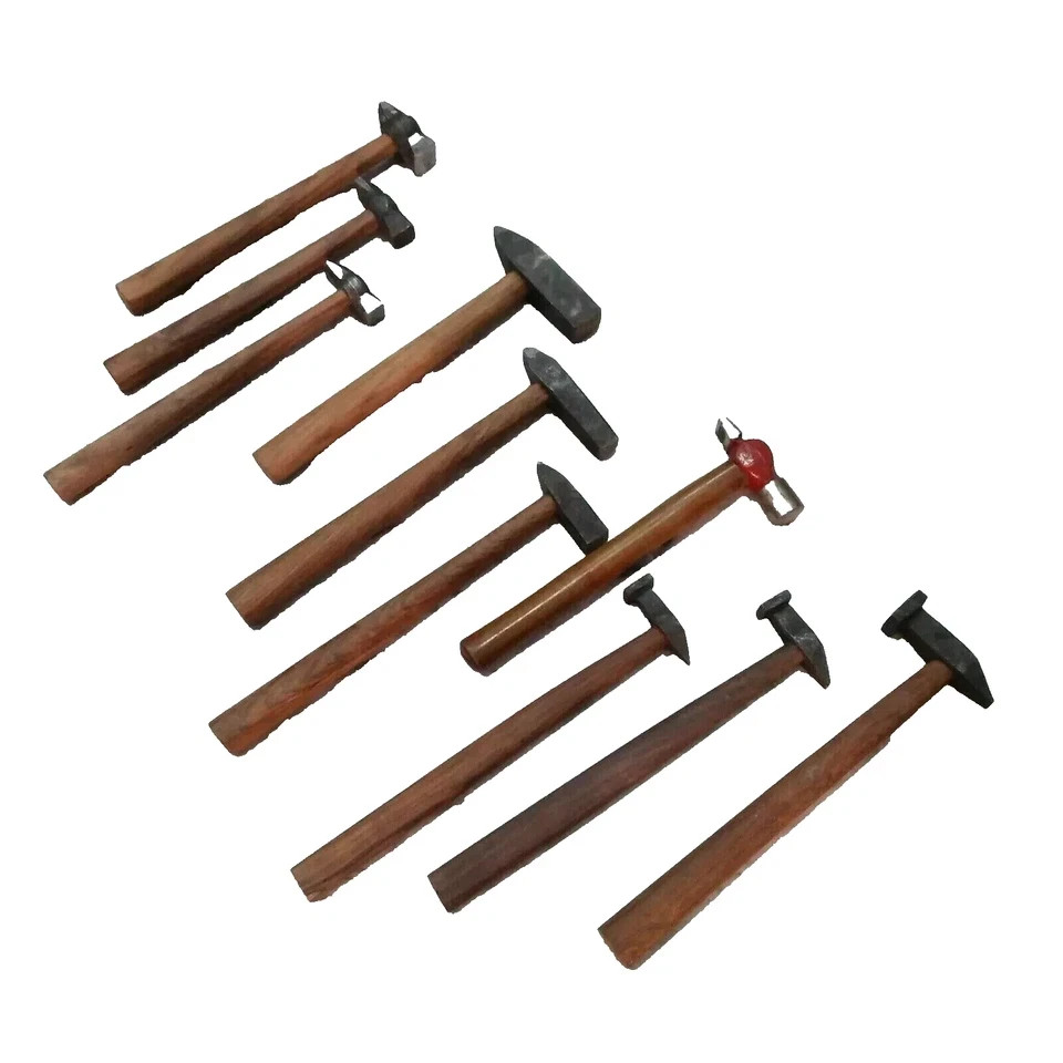Set of 10 Black Iron Hammers - Blacksmith Useful Item