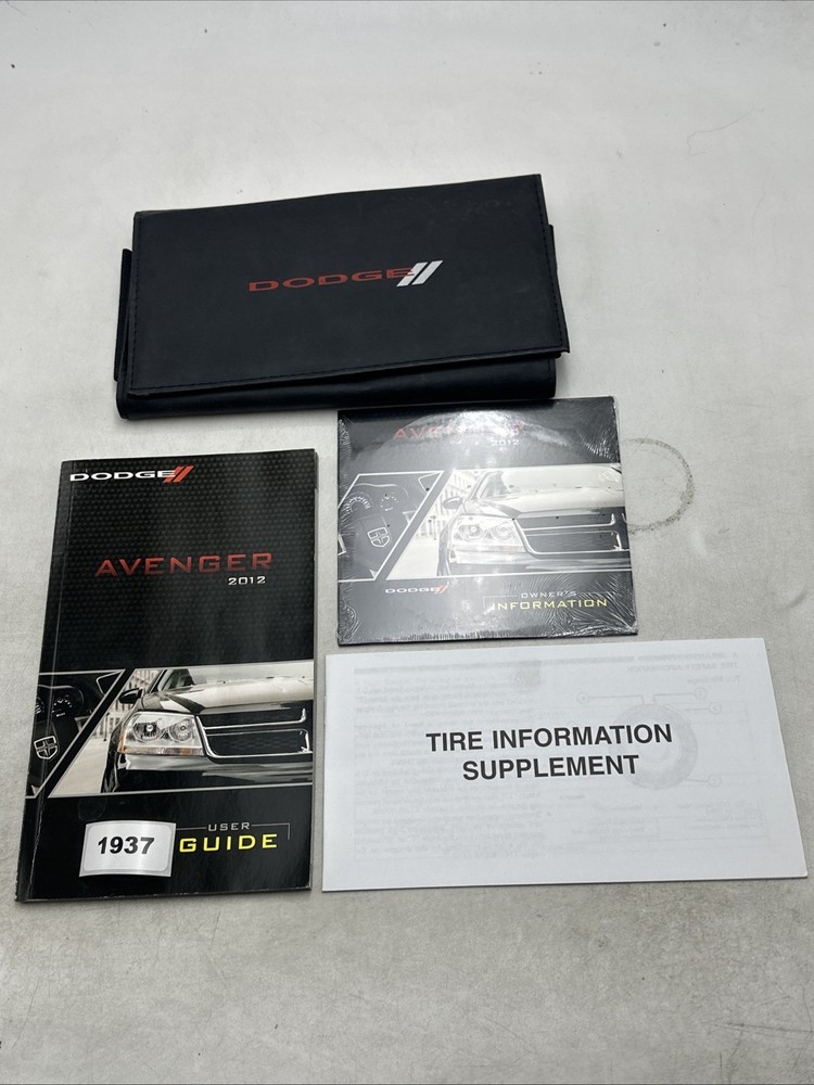 2012 Dodge avenger user guide
