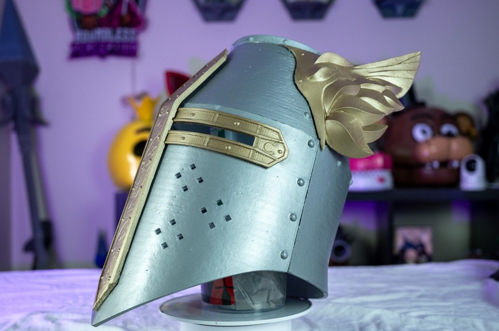 Oblivion Crusader Helmet 3D Printed | Wearable Elder Scrolls Cosplay Armor