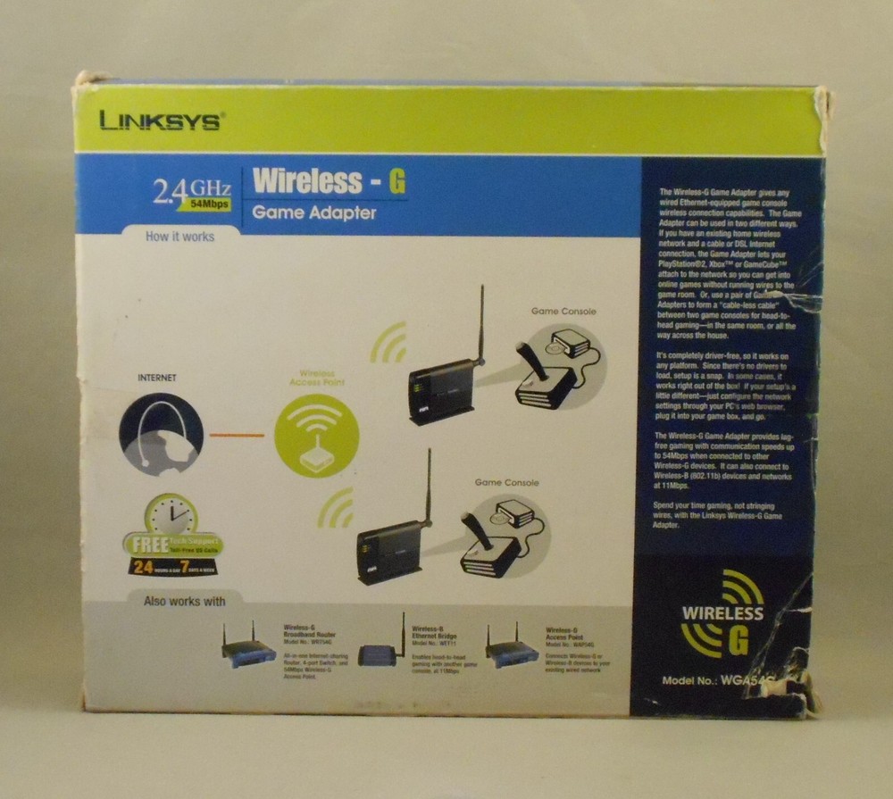 Linksys WGA54G Wireless-G Game Adapter
