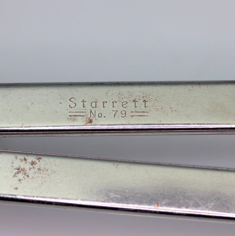 Starrett 79B-12 Yankee Spring-Type Outside Caliper, Spring Nut, 12" Capacity BIN