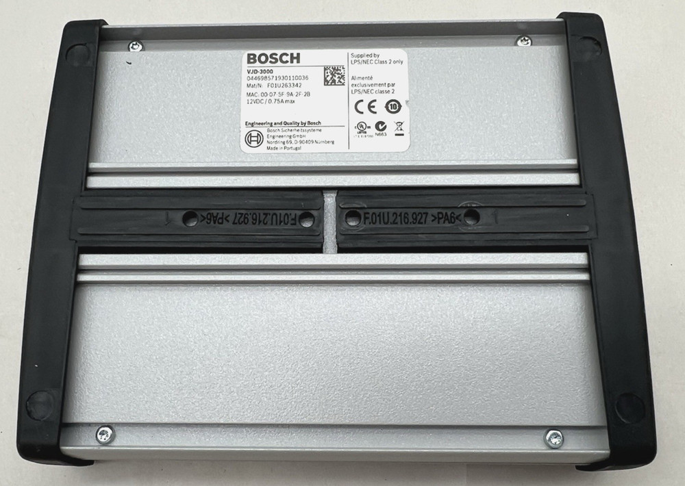 Bosch VJD-3000 Video Jet Decoder Single Output HD/SD H.264