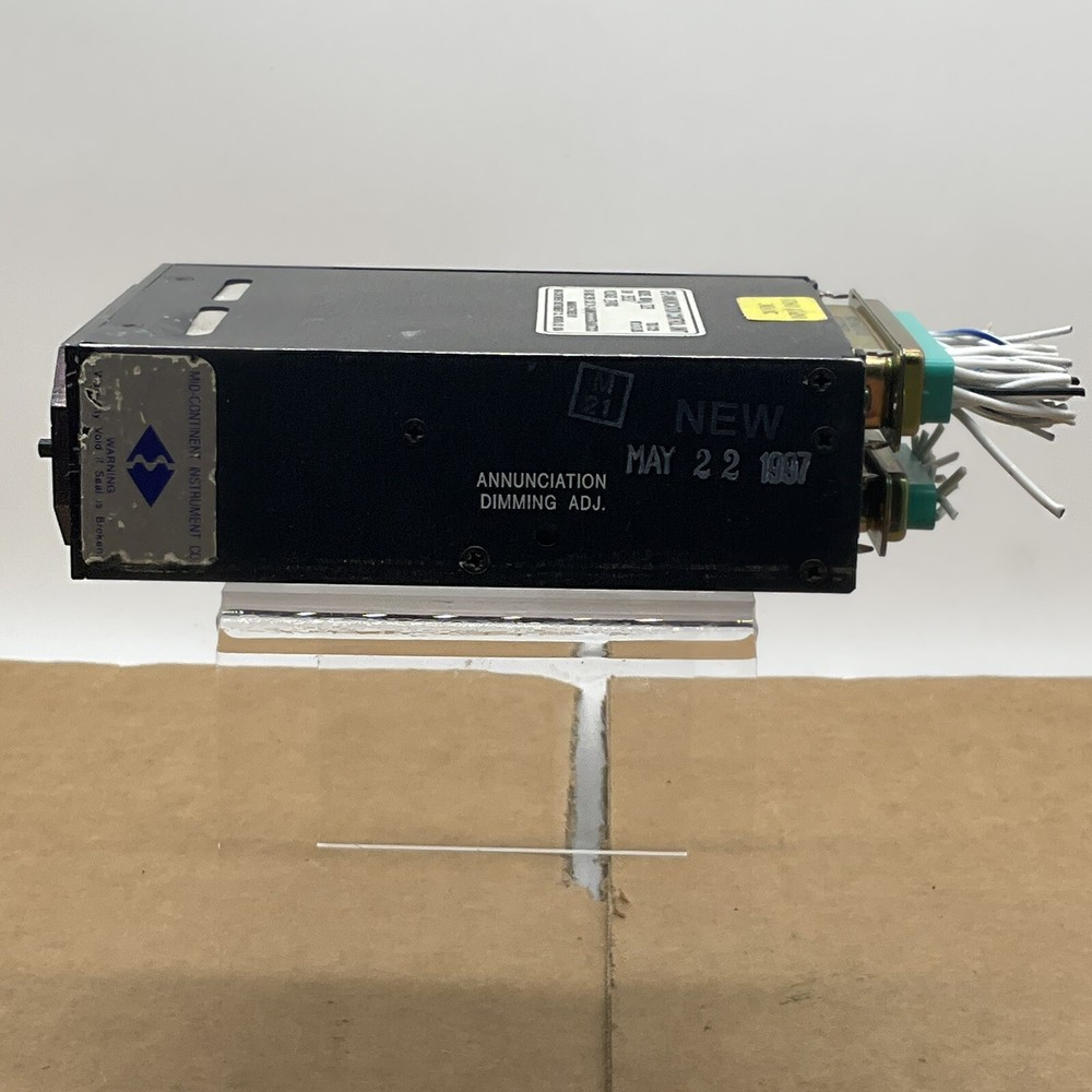 GPS ANNUNCIATION CONTROL UNIT MD41-328 Untested As IS