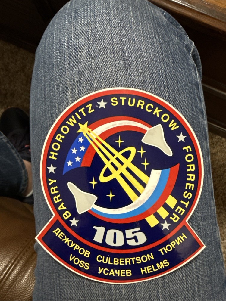 NASA Space Shuttle Mission STS-105 Vinyl Decal Sticker