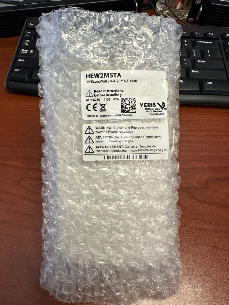 Veris HEW2MSTA (Wall Mount, Humidity/Temperature Transmitter)