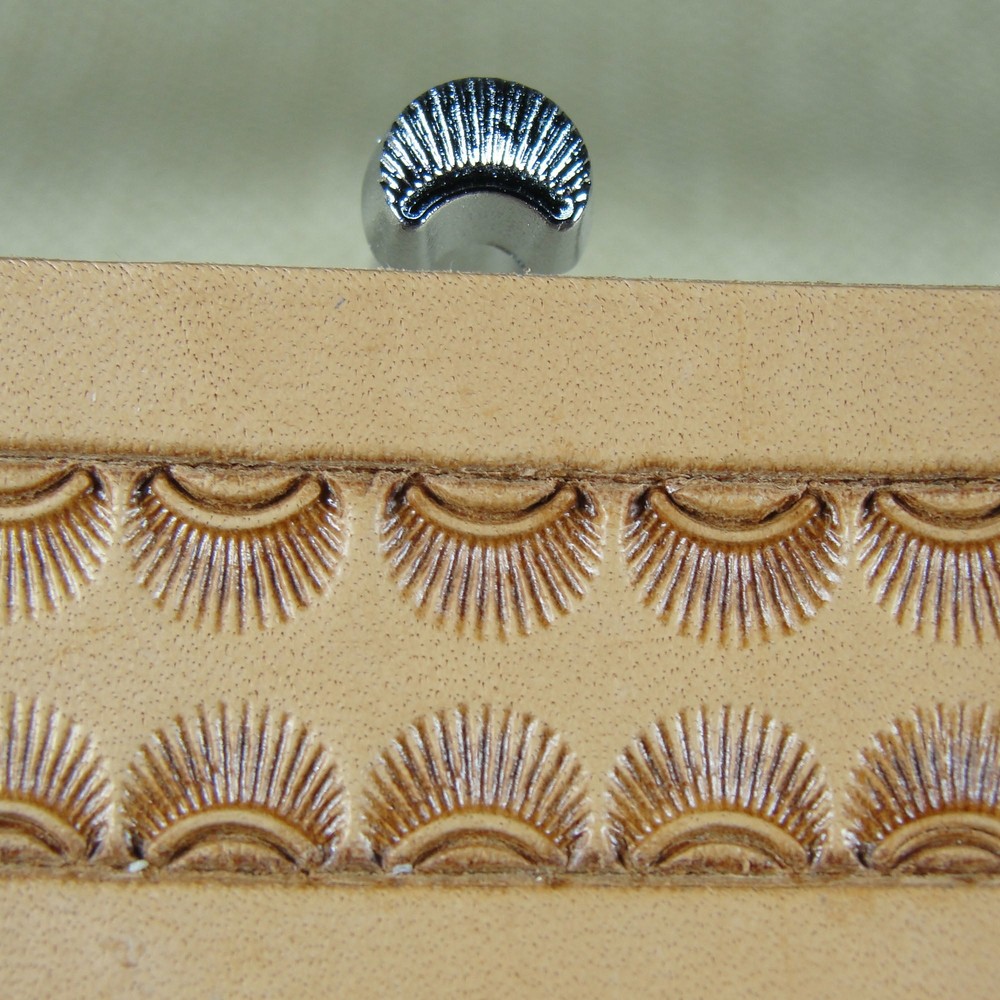 Japan Select - #D436 Crescent Border Stamp (Leather Stamping Tool)