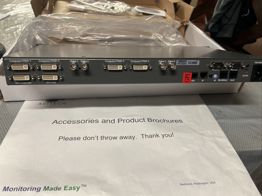 Avitech VCC-8008C New Open Box