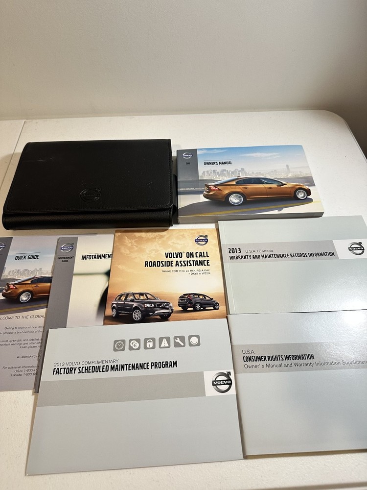 Volvo S60 Owners Manual Set 2013