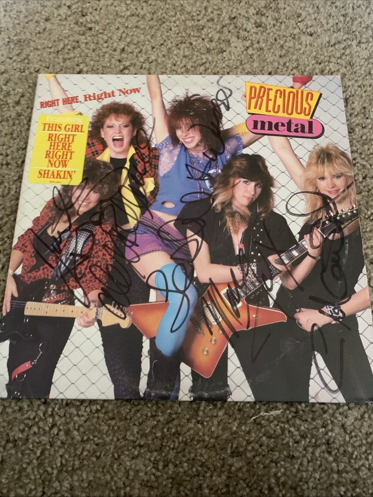 Precious Metal Signed Torn Back Cover Lp