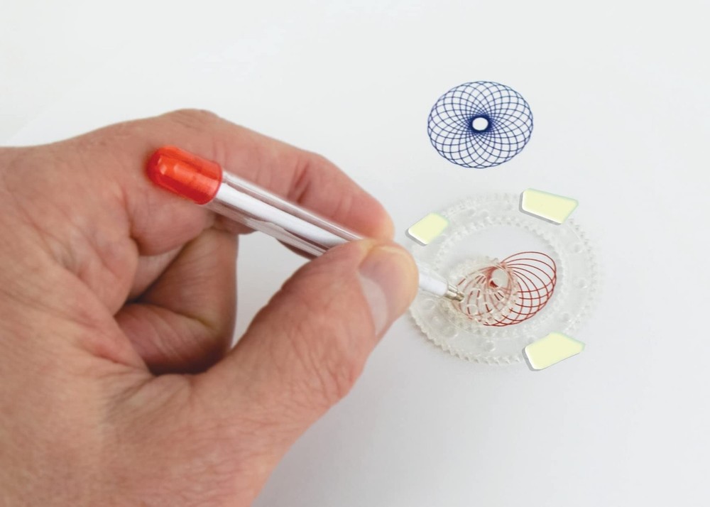 Worlds Smallest The Original Spirograph With 6 wheels Small