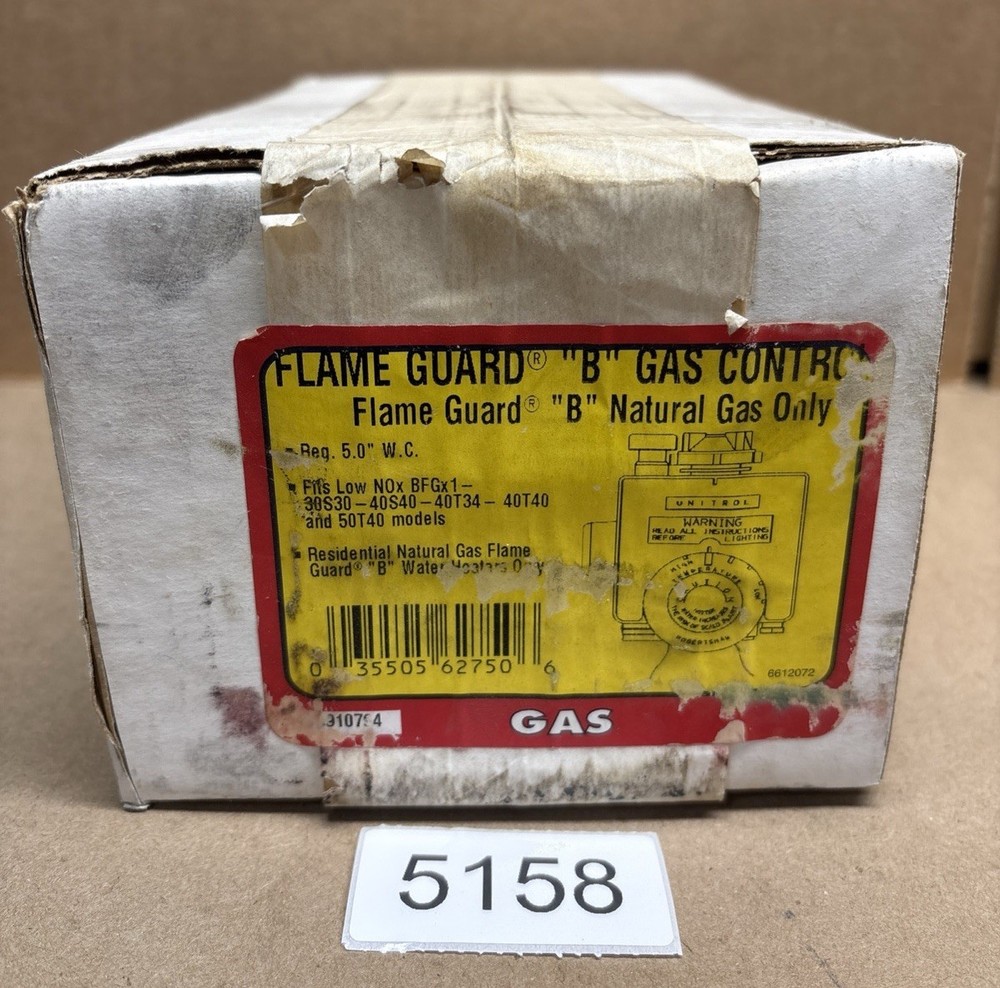 Robertshaw Flame Guard B Control Natural Gas Only 6910794