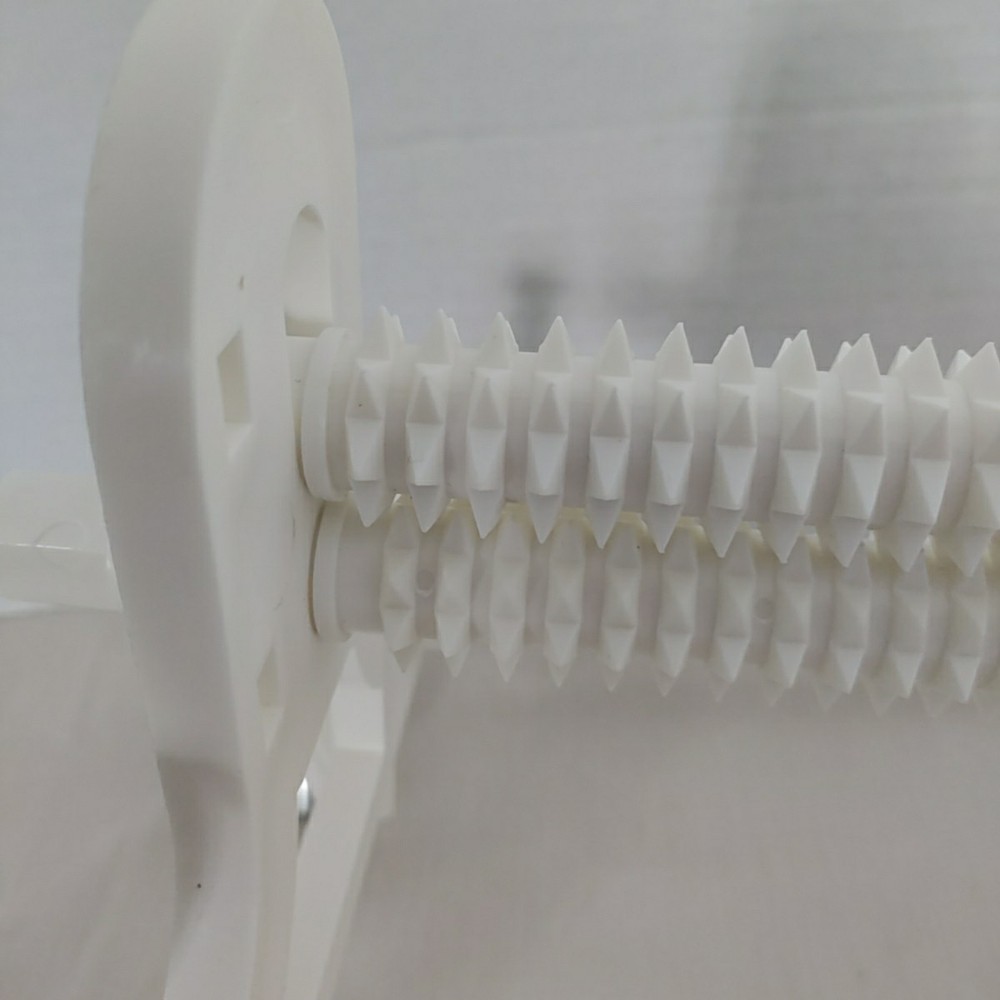 Mister Tenderizer Hand Cranked Meat Tenderizer Rust Proof Poly Construction