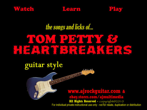 Custom Guitar Lessons, Learn Tom Petty