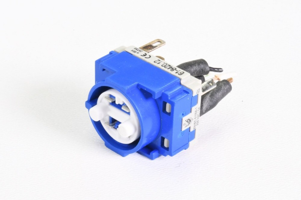 EAO 61-8420.12, Switching element 2 NO contacts, white base plate