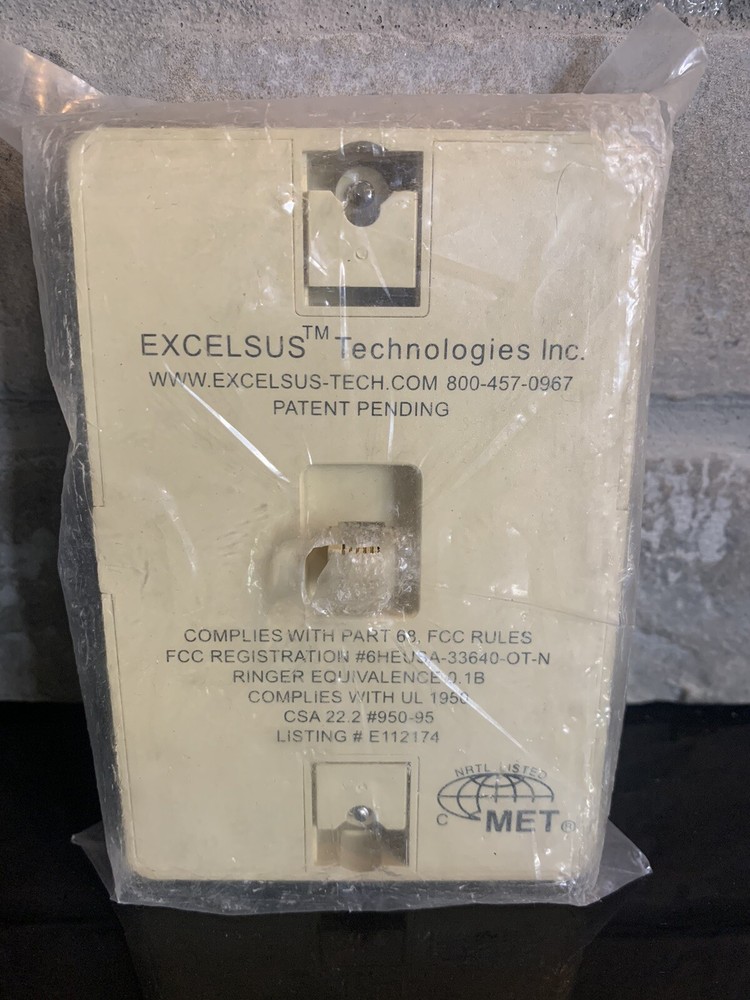 Excelsus Technologies Z-Blocker Microfilter Model Z-200CW DSL Filter New Sealed