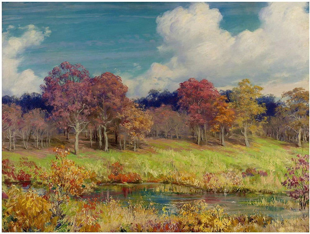Autumn C. Curran River Forest Tile Mural Kitchen Wall Backsplash Marble Ceramic