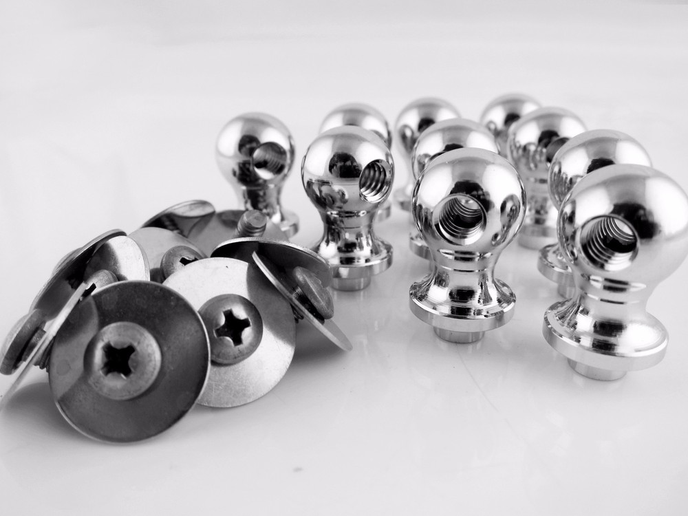 10 Single End Tom Drum Lugs with Mounting Screws