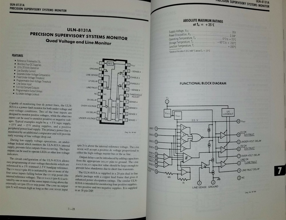 USED 1987 Sprague Integrated Circuit Data Book
