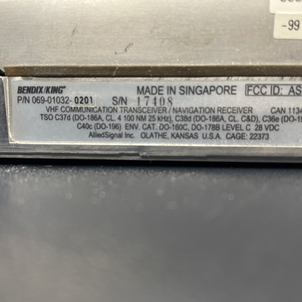 Bendix King KX 155A Nav/Com - 28V W/Out GS