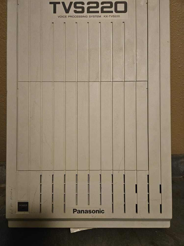 PANASONIC KX-TVS220 VOICE PROCESSING SYSTEM