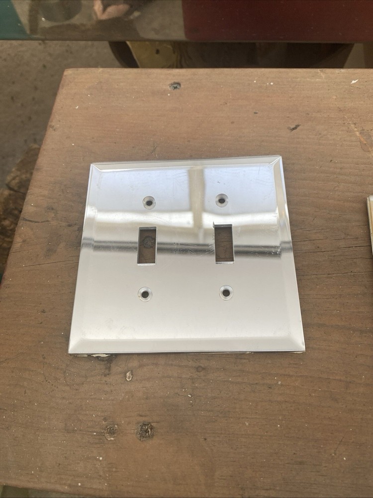 Vintage Mirrored Switch covers.
