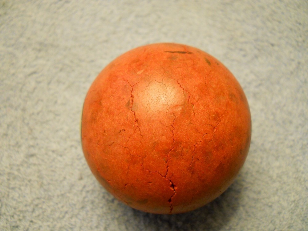 Vintage Clay Billiard Ball- #3