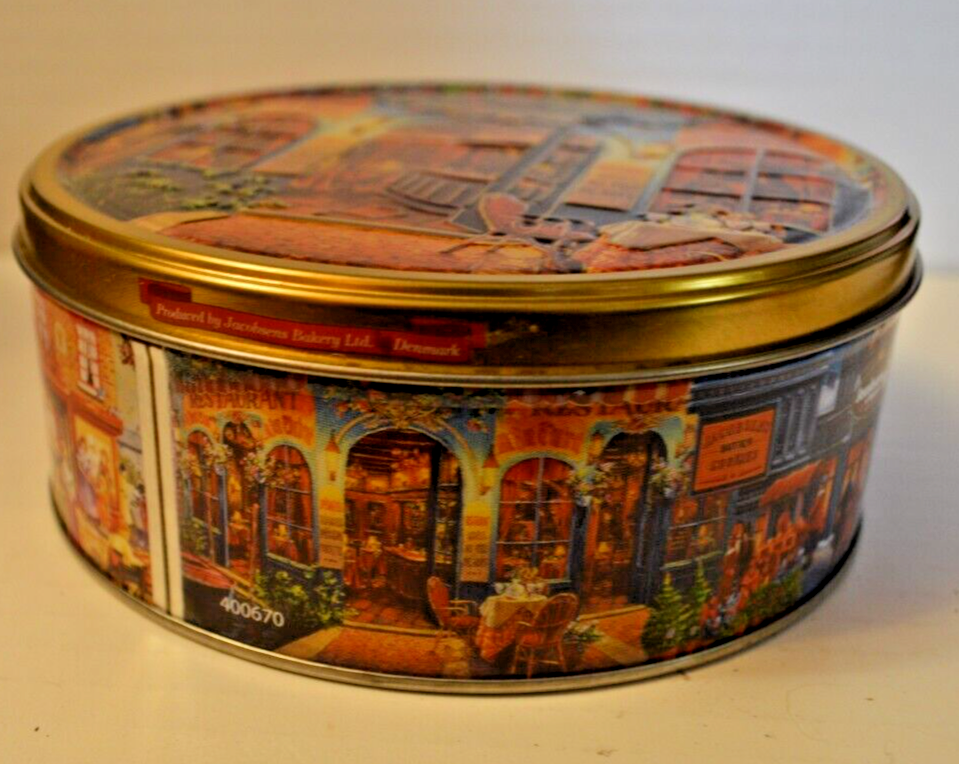 Jacobsen's Bakery Small Tin Front View Restaurant