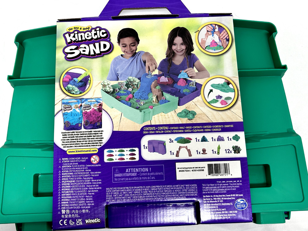 NEW Kinetic Sand Magic Molding Rainforest Kingdom