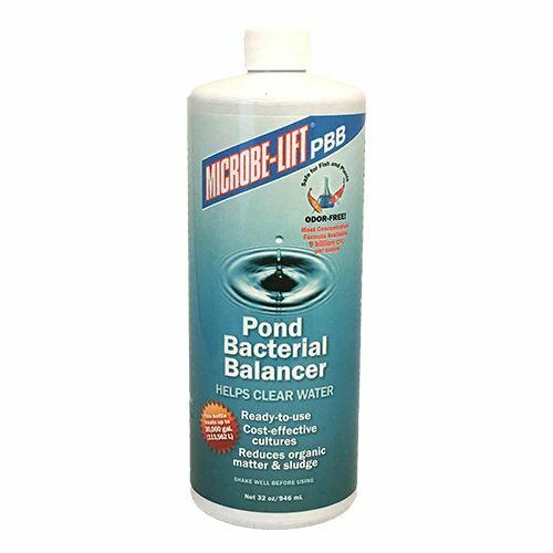 Microbe-Lift Pond Bacterial Balancer 32 oz PBB32 Helps Clear Water
