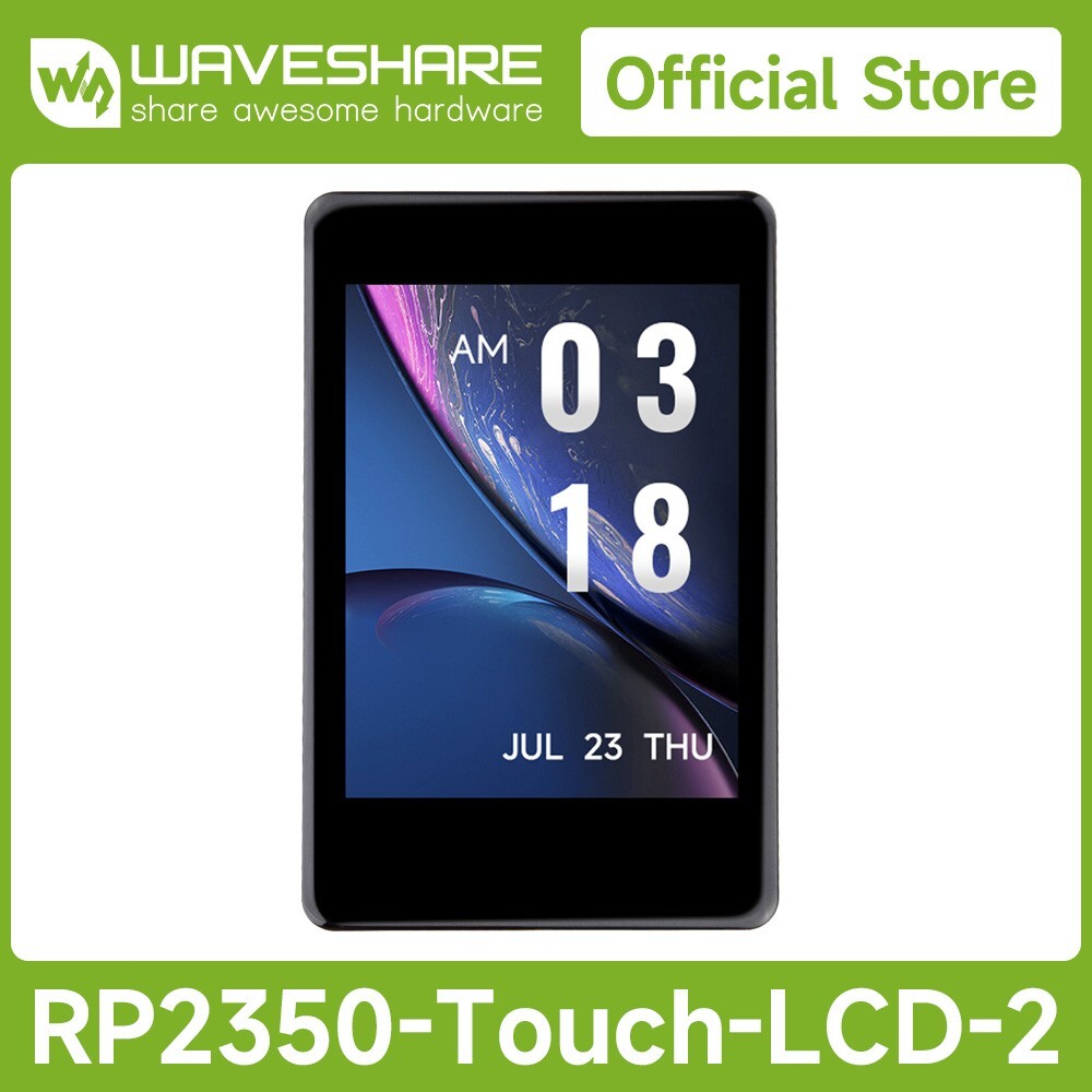 Waveshare RP2350 2inch Capacitive Touch Display Development Board, 240×320 IPS