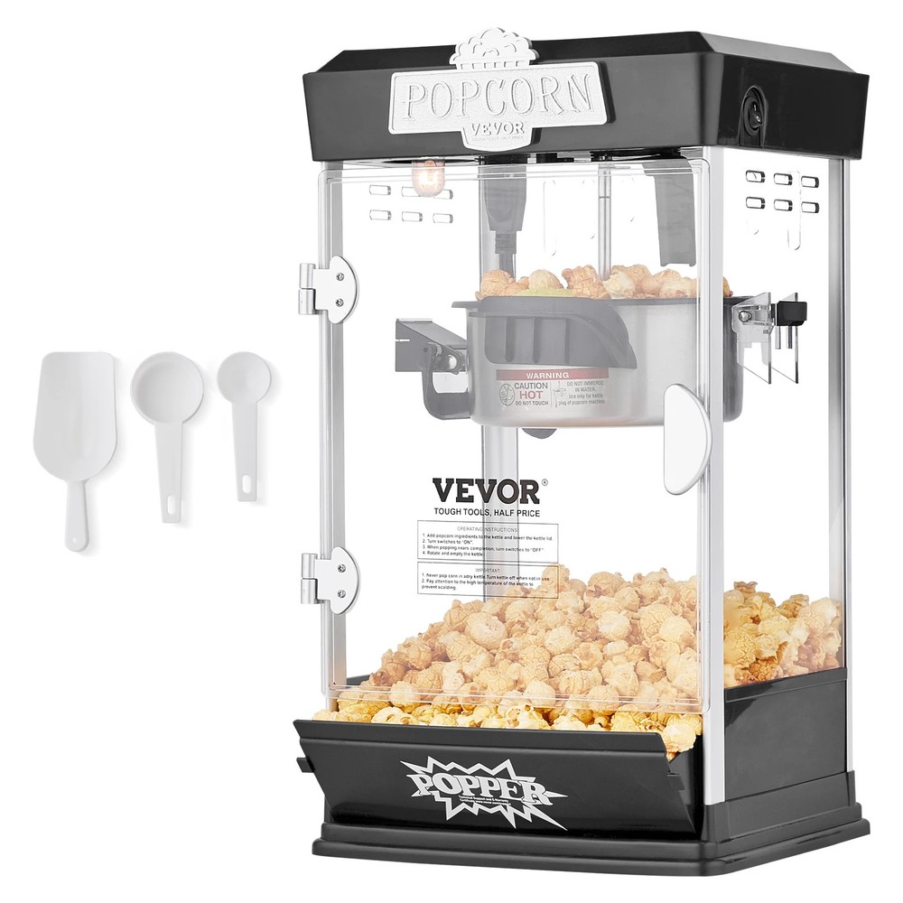 4Oz Popcorn Maker Commercial Popcorn Making Machine Countertop 1.5 Gal per Batch