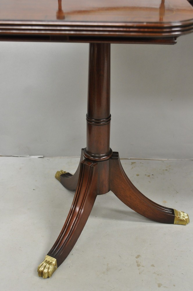Antique Sheraton Mahogany Duncan Phyfe Dropleaf Sideboard Console Buffet Table