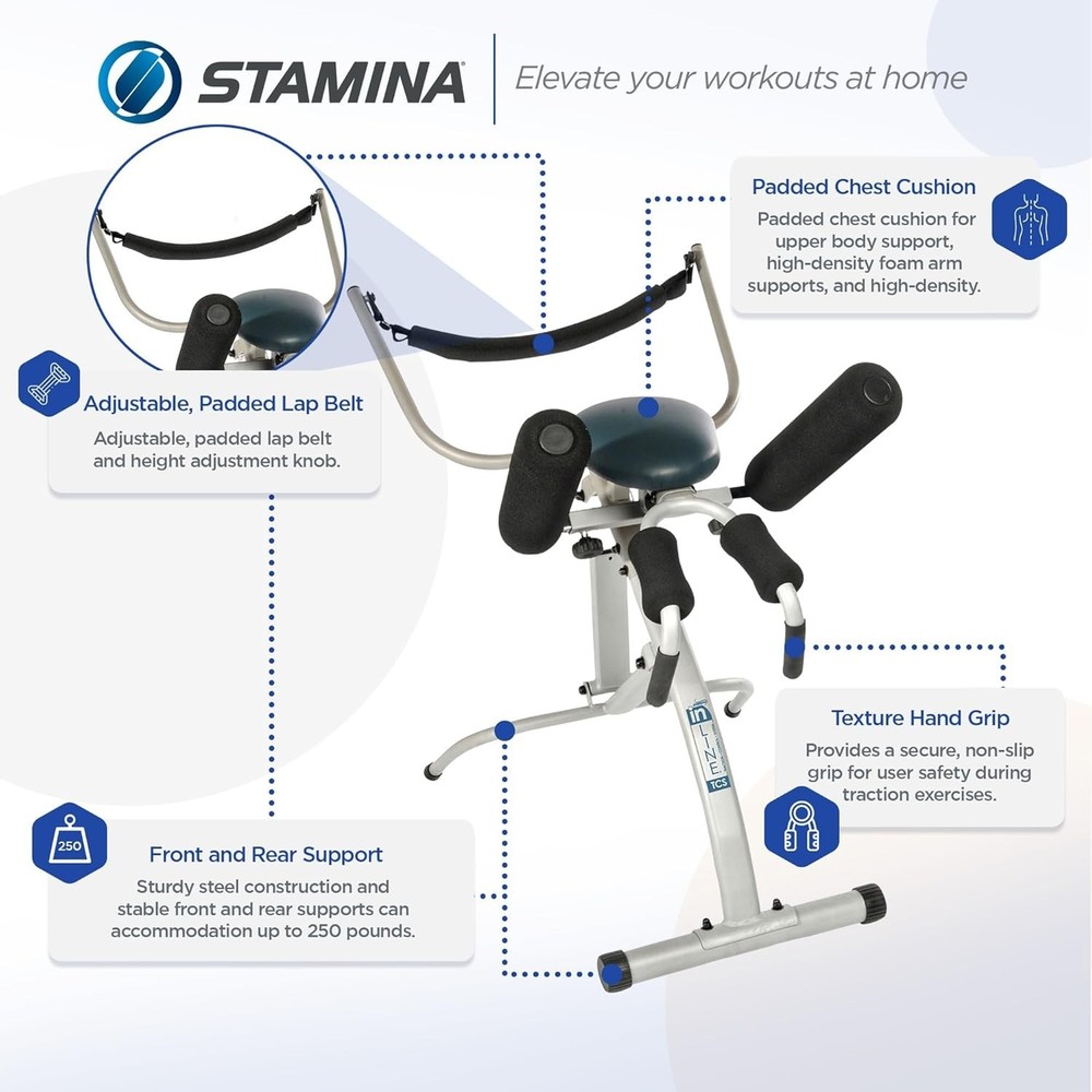 InLine Traction Control System, Back Pain Relief & Spine Decompression Machin...