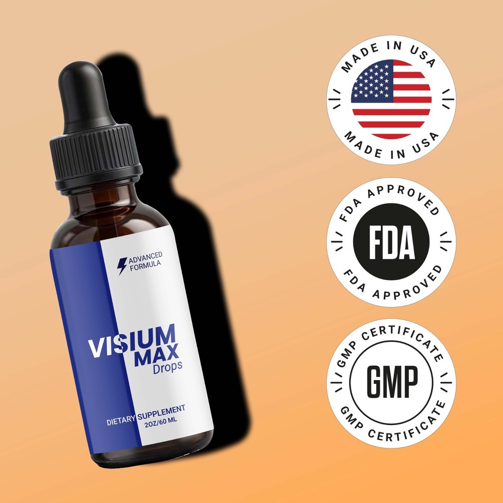 Visium Max Liquid Drops, Extra Strength VisiumMax, All Natural Formula (5 pack)