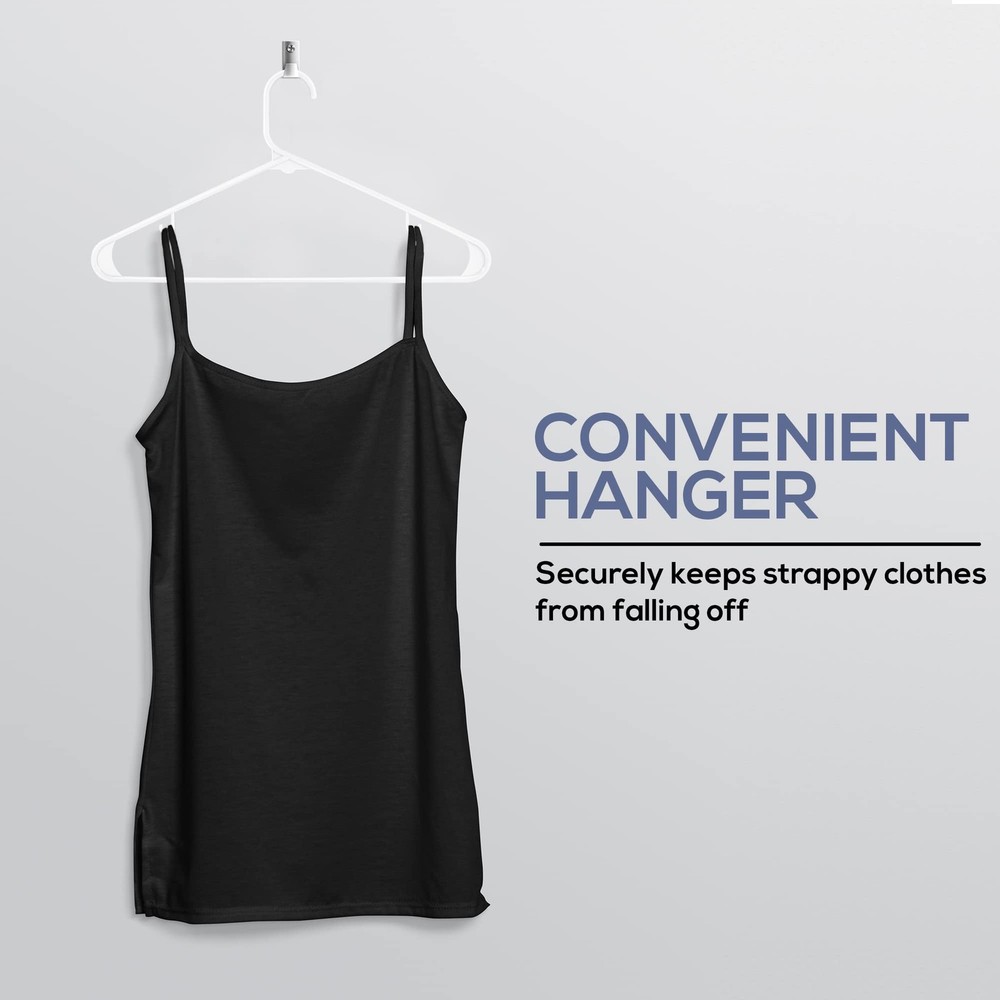 Utopia Home Plastic Hangers 20 Pack - Clothes Hanger with Hooks - Durable