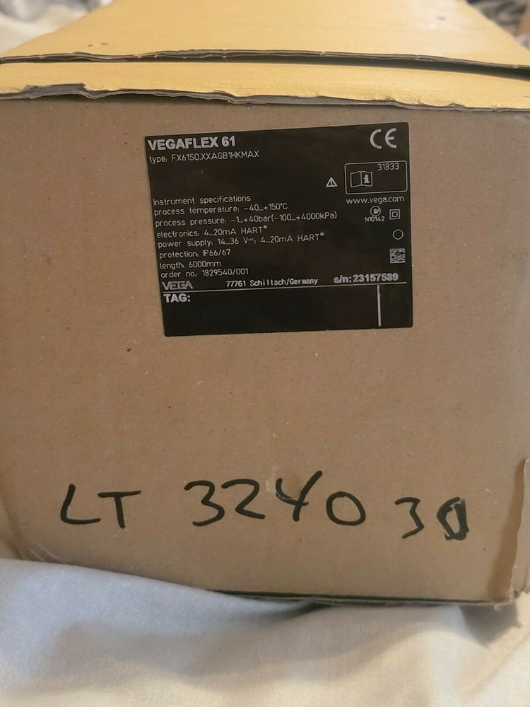 Vegaflex 61 Type: FX61SO.XXAGB1HKMAX continuous level measurement level sensor