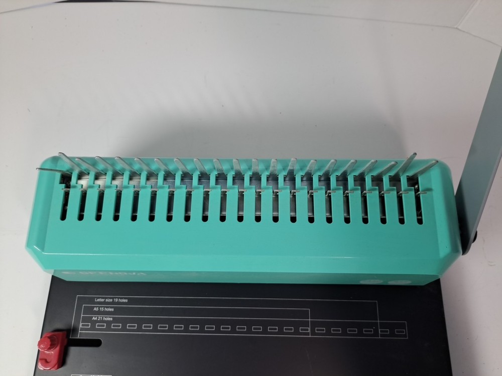 Offnova Binding Machine, A4 21-Hole 450 Sheets Paper Comb Puncher Machine